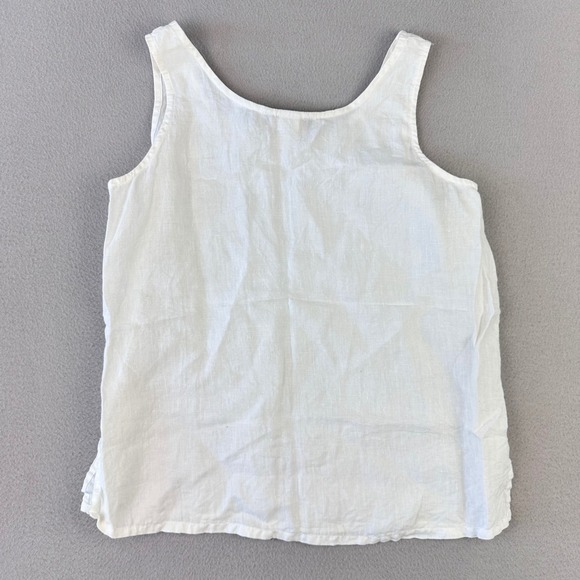 American Vintage White Linen Maxi Skirt and Tank Set - Picture 2 of 12